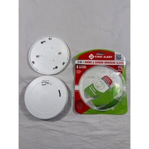 First Alert Smoke & Carbon Monoxide Alarm White 10 Year Battery Open Box